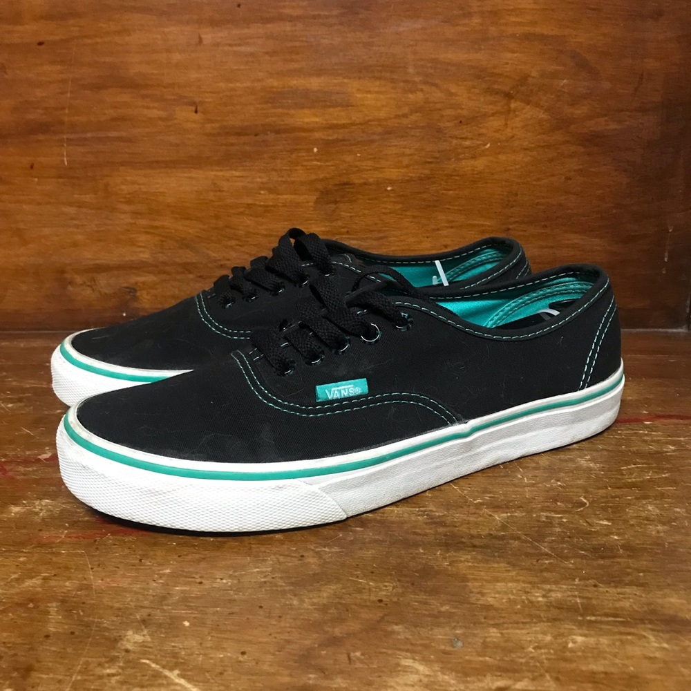 Vans Authentic Black Teal